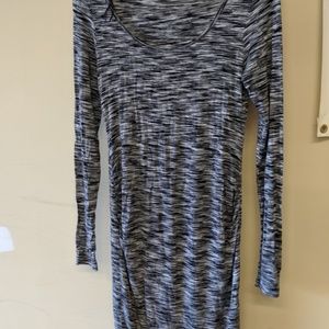 A grey dress